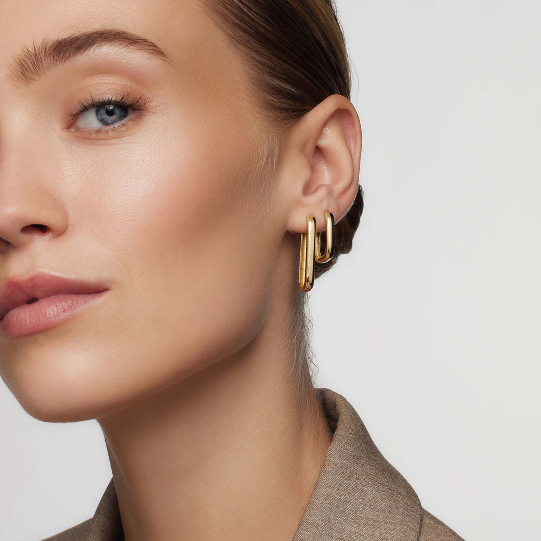 Vivarynne | Icon Hoops 18K Gold