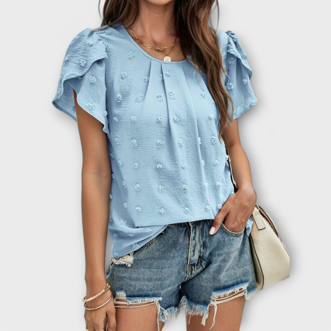 The Perfect Polka Dot Blouse