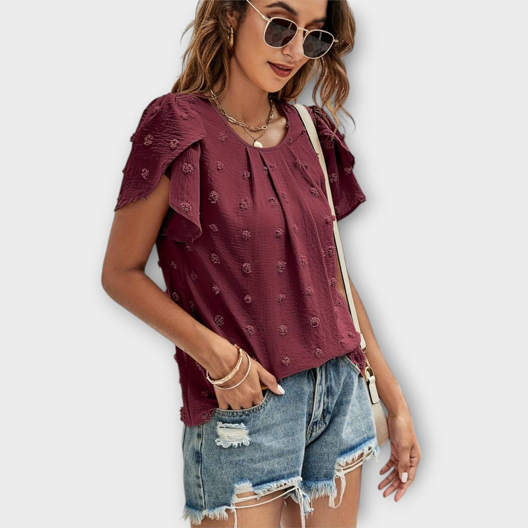 The Perfect Polka Dot Blouse